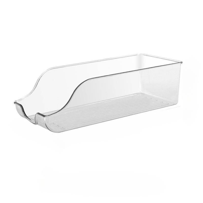 

1Pcs Clear Plastic Refrigerator Organizer with Soda Can Dispenser and Beverage Holder Hand Wash,Fits Refrigerator,Freezer,Pantry,Kitchen,Countertops