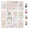 LIHAO Halloween Nail 12 Cosplay Costume Nail Bulk Stickers, Sheets, Makeup, Supplies, Accessories, Art, Flashy, Cute,