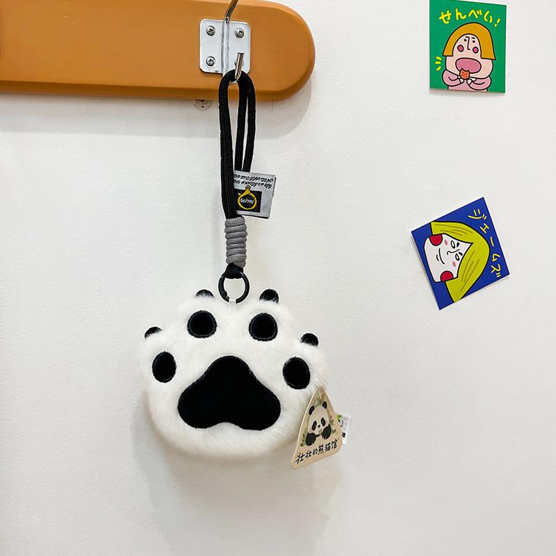 

Cute Panda Keychain Plush Toy With Pp Cotton Filling For Gifts And Backpack Decor Style A