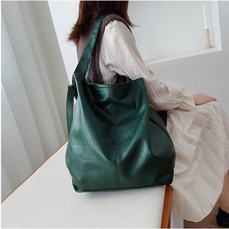 Hobo Handbag Large Capacity Ladies Totes Crossbody Bags Quality Leather Women Shoulder Bag