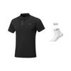 Li Ning Fitness Serie UV-beständig Feuchtigkeitstransportierend Schnelltrocknend Poloshirt Herren Oberteile APLW163-6
