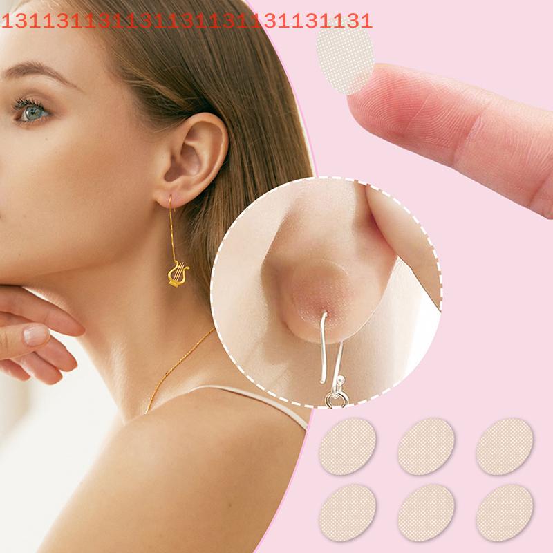 10-500pcs Prevent Stretching/Tearing Protective Stickers for Daily Wear Strain Relief Nude/Transparent Earlobe Support Patches