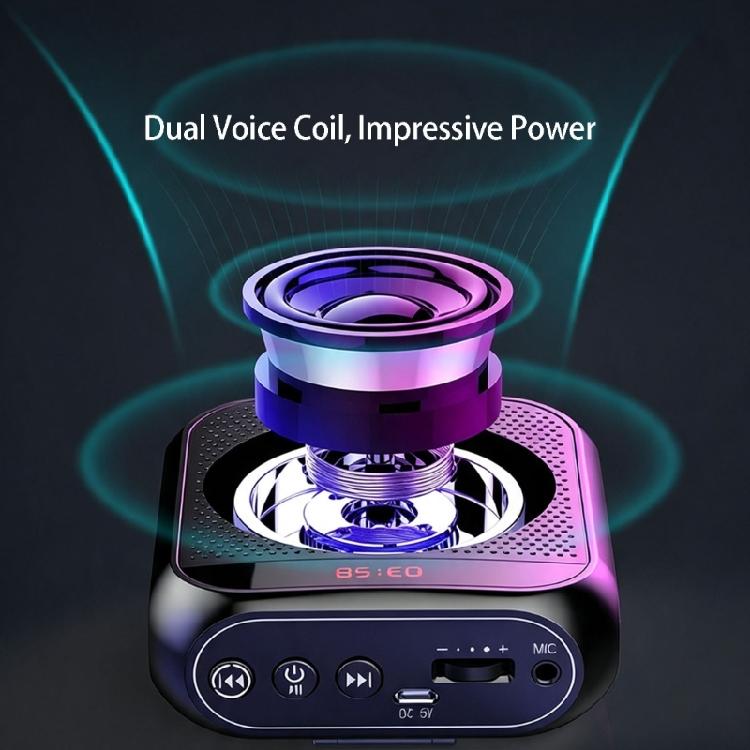 Teacher Voice Amplifier with Wire Mic, Display Screen, TF USB Playbacks Slot for Daily Speaking Tasks