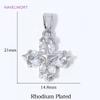 18K Gold Plated Brass Star Cross Charms Pendants For Necklace Making,Inlaid Zircon Decorative Pendants,DIY Jewelry Accessories