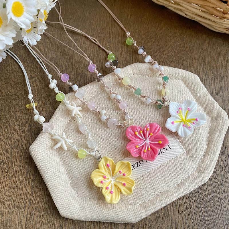 Boho Layered Pearl Starfish Shell Necklace Ocean Theme Choker For Women Summer Beach Vacation Jewelry