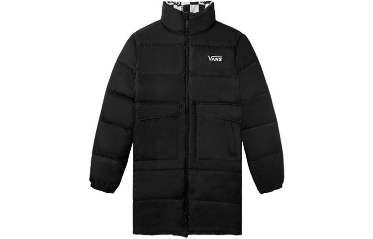 Vans Down Jackets Unisex Black Stand Collar Thickened VN0A54I3BLK