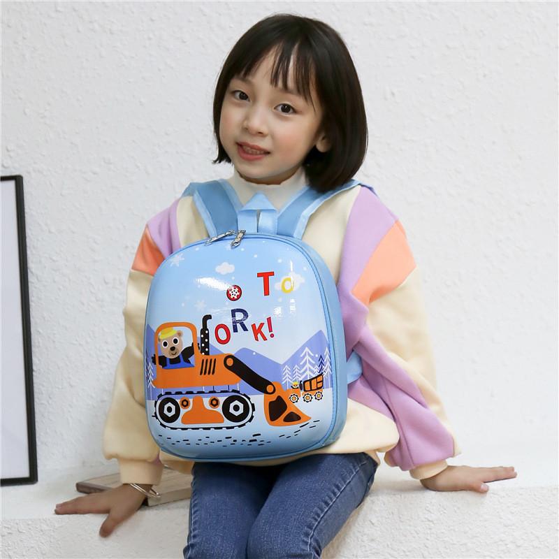 Childrens Cartoon Animal Pvc Backpack With Waterproof And Wearresistant Features For School Use