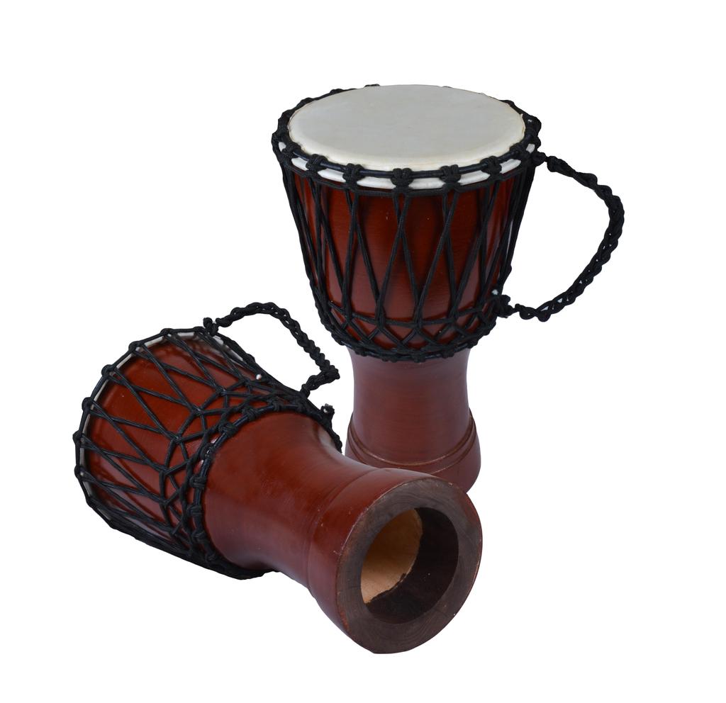 Handcrafted African Djembe Bongo Drum | Solid Wood Percussion Musical Instrument with Rich Sound