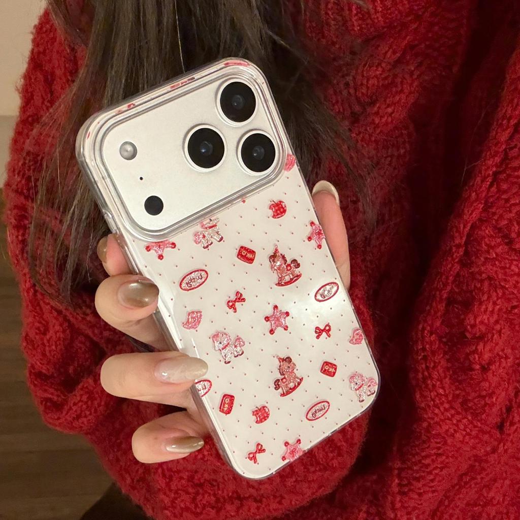 New Year Red Pony Phone Case for iPhone 16, iPhone 17, iPhone 17 Pro Max