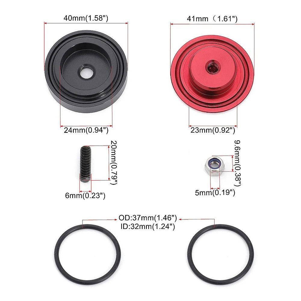 1Set Blue Rear Wiper Delete Kit Black Car Accessories New Hole Plug Cap