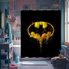 1pc, WB, Movie Anime Theme Shower Curtain with Hooks, 180.09x180.09 cm, Suitable for Bedroom, Camping, Home Decor, Party Gifts