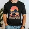 Yellowstone National Park Shirt Yellowstone State Park T-shirt Yellowstone Family Vacation Tee  Casual for Daily Wear