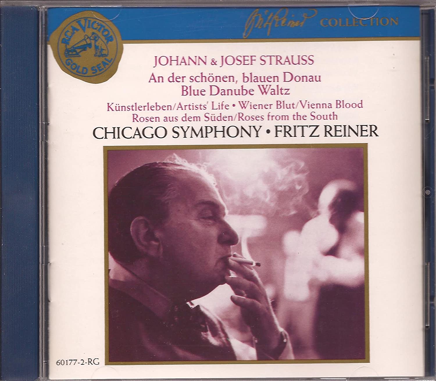 

CD ШТРАУС, И., РАЙНЕР; CSO - Вальсы 601772RG RCA Victor Gold США Классика Б/У