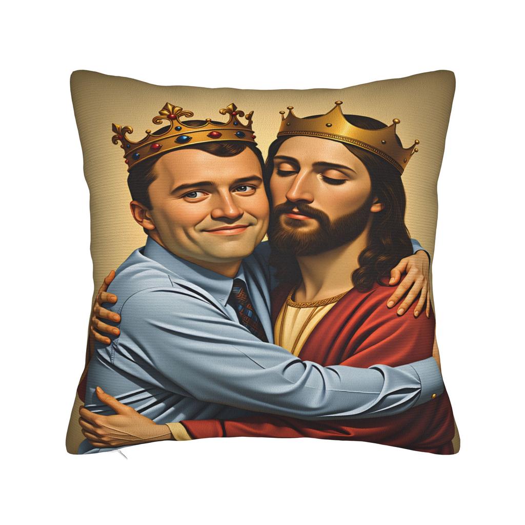 Funda de Almohada Angélica Defensora de Charlie Kirk Funda de Almohada Personalizada Fundas de Almohada Divertidas Para Sofá Decoración del Hogar