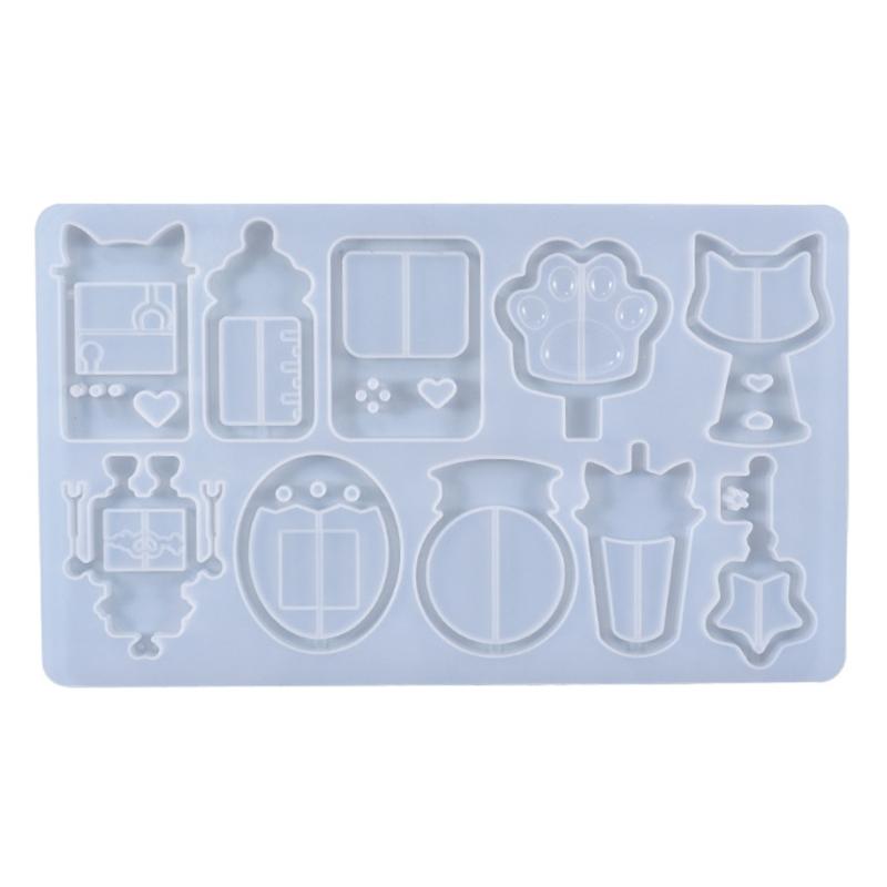 

for Creative Shape Resin Shaker Mold Quicksand Epoxy Resin Mold Keychain Pendant Silicone Mould Quicksand Casting Resin