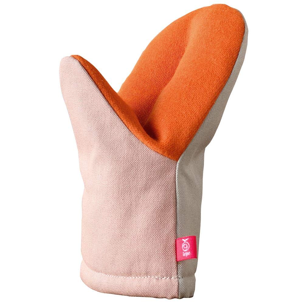 Oaks Raye Strong LS1561 Mittens, Heat-Resistant, Grip, Pink/Gray,