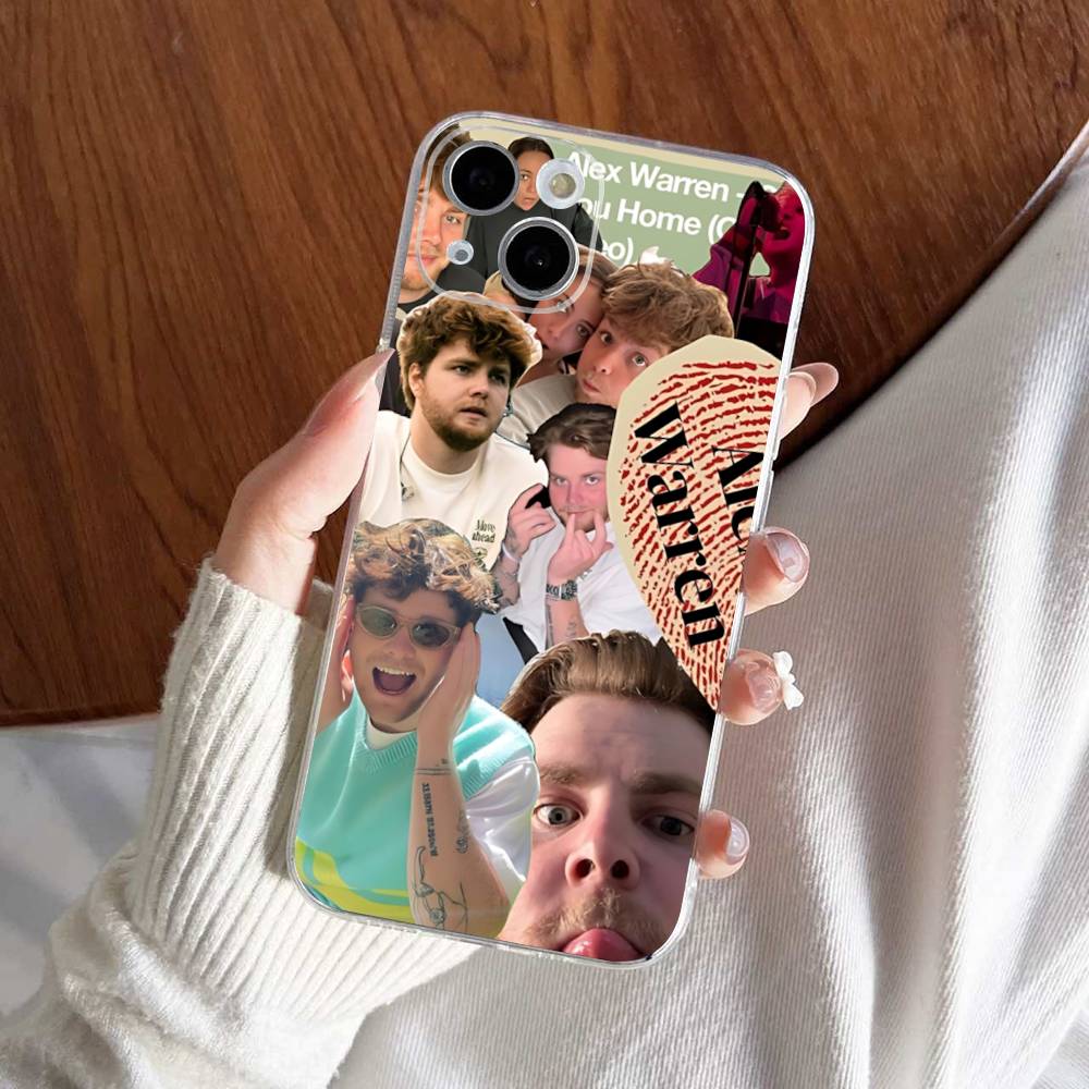 Popular A-alex Music Singer W-warren For IPhone 17 16 15 14 13 12 11 Pro Max Plus Transparent Soft TPU Phone Cover