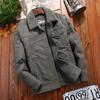 Neuer lässiger Samt-Baumwollmantel Herren Winterjacke Herren lockere Übergröße warmer Mantel Oberteil