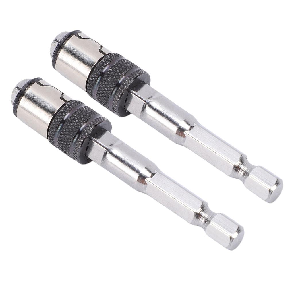 2 Pcs Hex To Square Socket Converter 1 4 Inch Drive Bit and Socket Adapter for Electric Drill