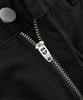 TOFFEE Curved Barrel Cotton Pants (Black)