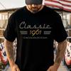 Classic 1961 Limited Edition T Shirt 65th Birthday Vintage Born In Retro Vintage Graphic Slightly Versatile Streetwear