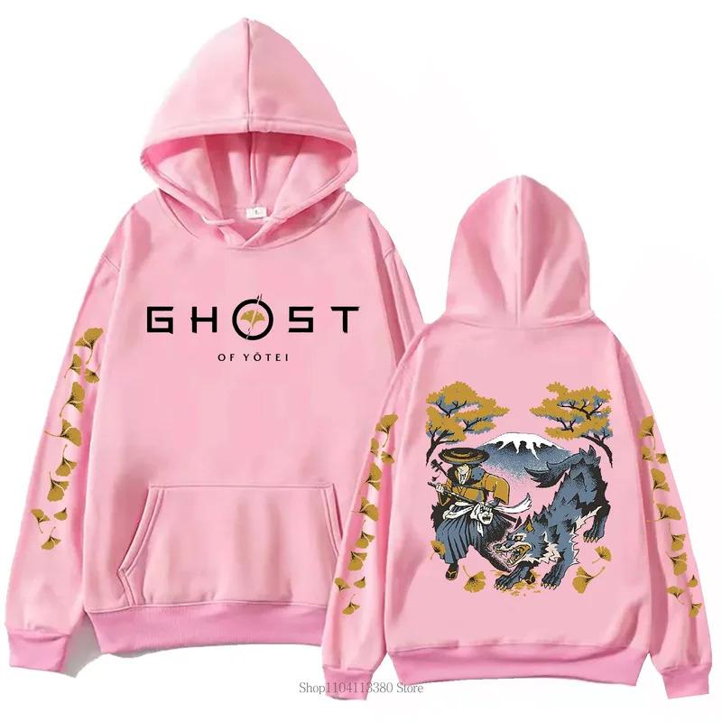 Ghost of Yotei Hoodie Men Women Oversized Y2k Pullover Fleece Warm Long Sleeve Harajuku Game Merch Tops Sweatshirt Gift for Fans