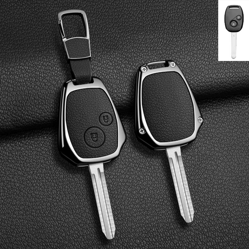 Zinc Alloy Car Key Case Cover Holder Shell Accessory For Honda Accord Crv Pilot Civic 2003 2007 2008 2009 2010 2011 2012 2013