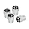 For Honda cco4Pcs Metal Car Wheel Tire Valve Caps Stem Case Cover For Honda Civic FIT CRV Accord Jazz HRV Stepwgn Prelude Insight Odyssey CRZ