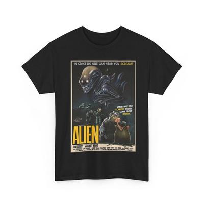 Alien 1979 Movie T Shirt Unisex Heavy Cotton Tee Unisex T-Shirt