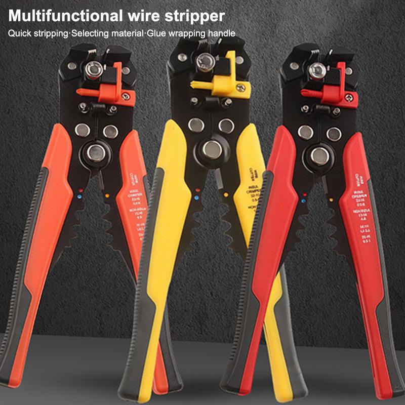 Wire Stripping Multifunctional Pliers For Cable Cut Crimpterminal High Precision Automatic Hand Tool Cable Cuttercrimper
