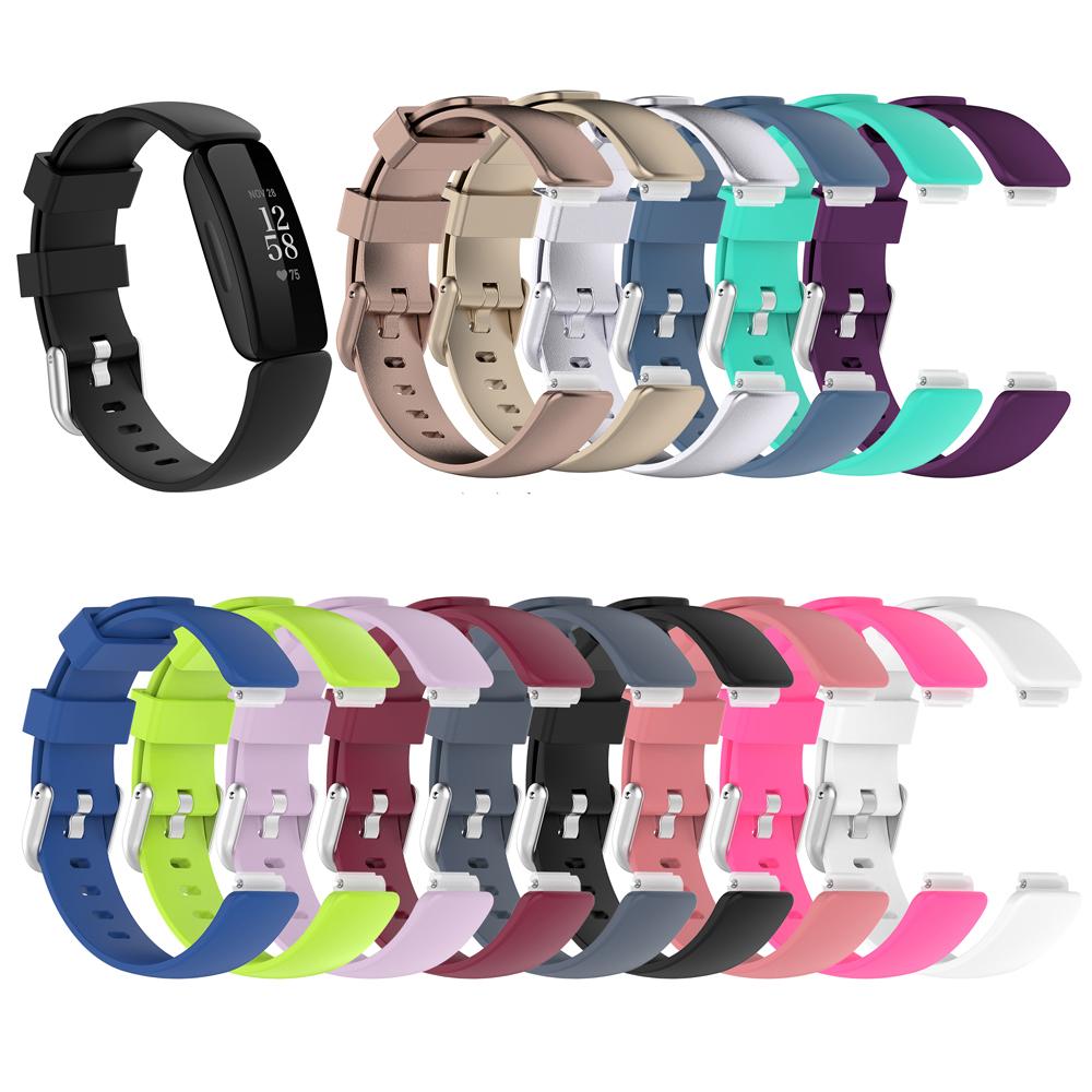 For Fitbit Inspire 2/Ace 3 TPE Smart Watch Replacement Strap [Size: L]
