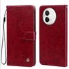 Vintage Crazy Horse Texture PU Leather Flip Wallet Phone Case for Vivo V30e 5G Card Holder Kickstand Shockproof Protective Cover