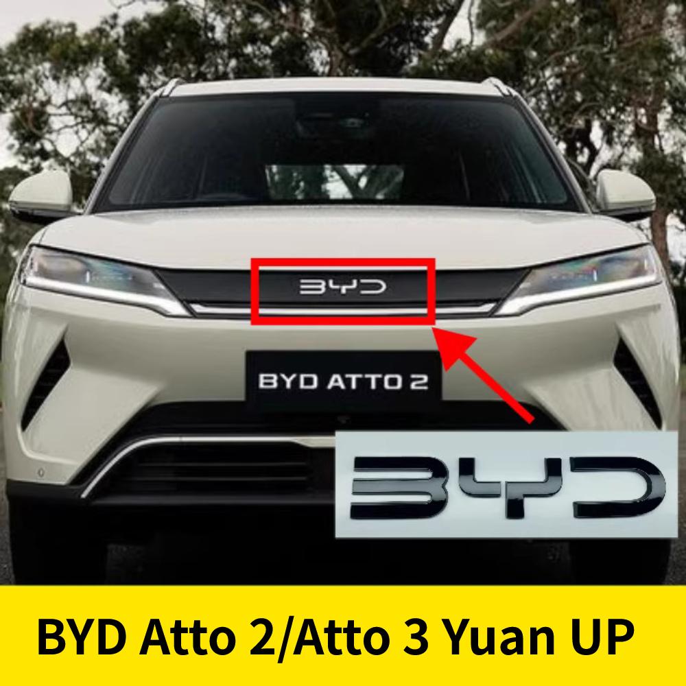 For BYD Atto 2 Atto 3 Yuan Plus Yuan UP Full Coverage No Drill Blackout Badge Sticker Modification Right-hand Drive