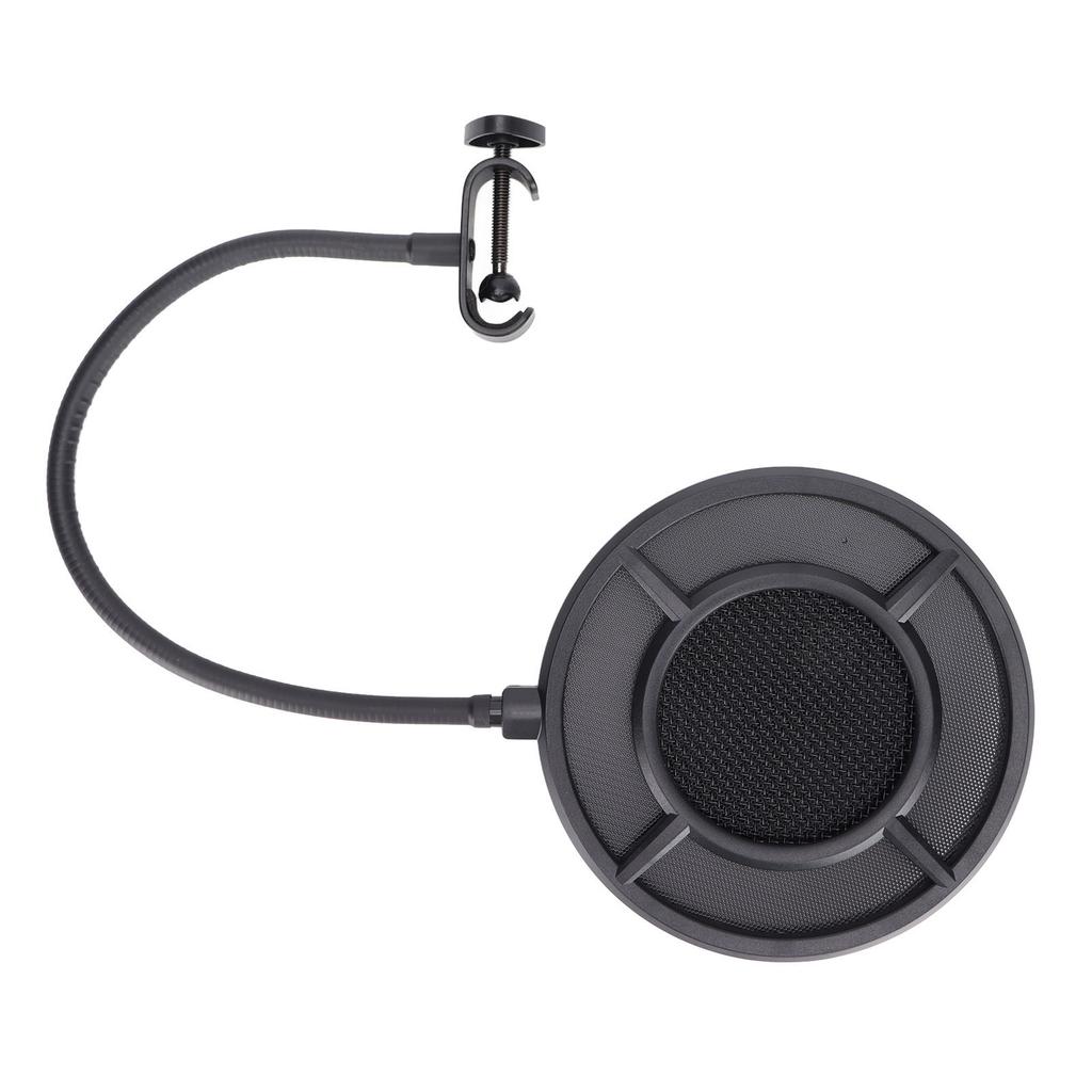 Microphone Filter Double Layer Metal Mesh 360 Degrees  Rotation Compact MiC Accessories for Recording Enthusiasts