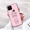 OK But First Coffee Girl Phone Case for Google Pixel 7 Pro 7 6A 6 Pro 5A 4A 3A Pixel 4 XL Pixel 5 6 4 3 XL 3A XL 2 XL
