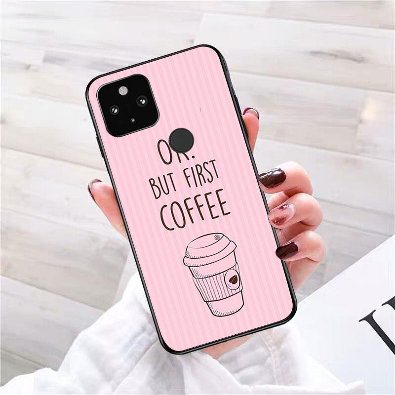 OK, ale první pouzdro na telefon Coffee Girl pro Google Pixel 7 Pro 7 6A 6 Pro 5A 4A 3A Pixel 4 XL Pixel 5 6 4 3 XL 3A XL 2 XL