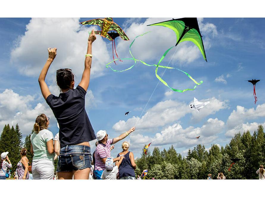 CCLIFE Large Prairie Kite - Easy-to-Fly Toy Kite for Children & Adults