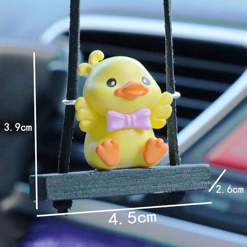 

1 шт. Мультяшный кулон в виде животного для автомобиля, Подвесные украшения на зеркало заднего вида для женщин, девушек, Аксессуары для интерьера автомобиля, Подарки на удачу