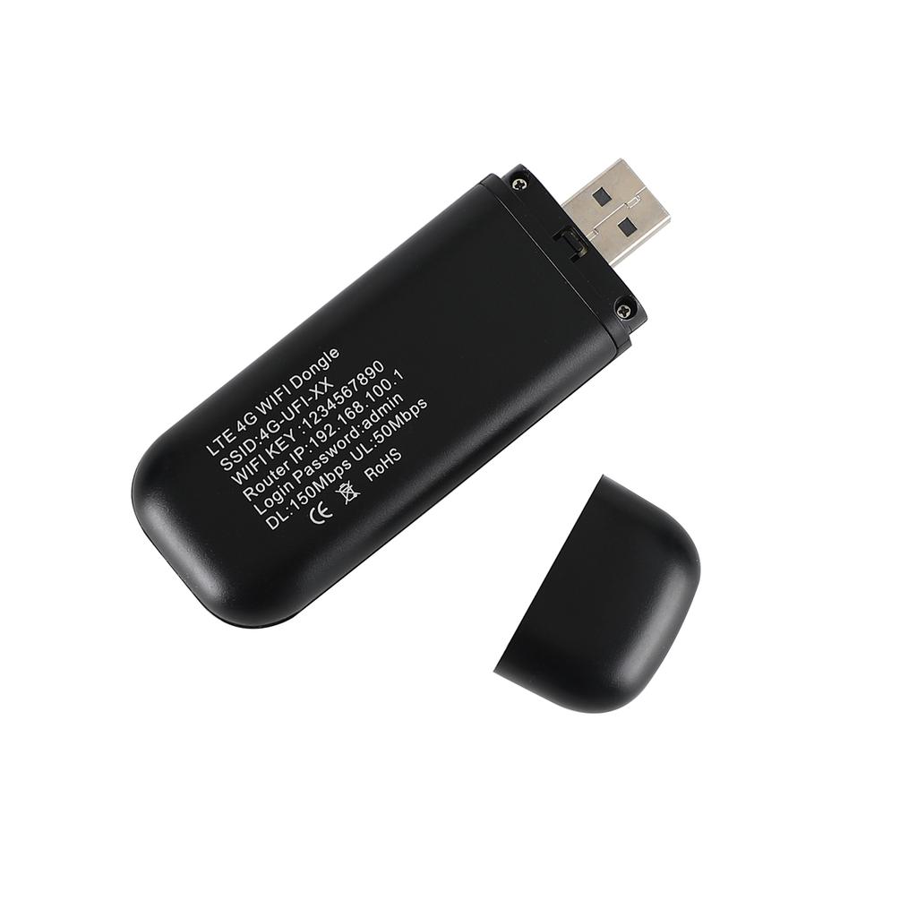 Unlocked 4G LTE Modem Wireless Router USB Dongle Mobile Broadband WIFI Black