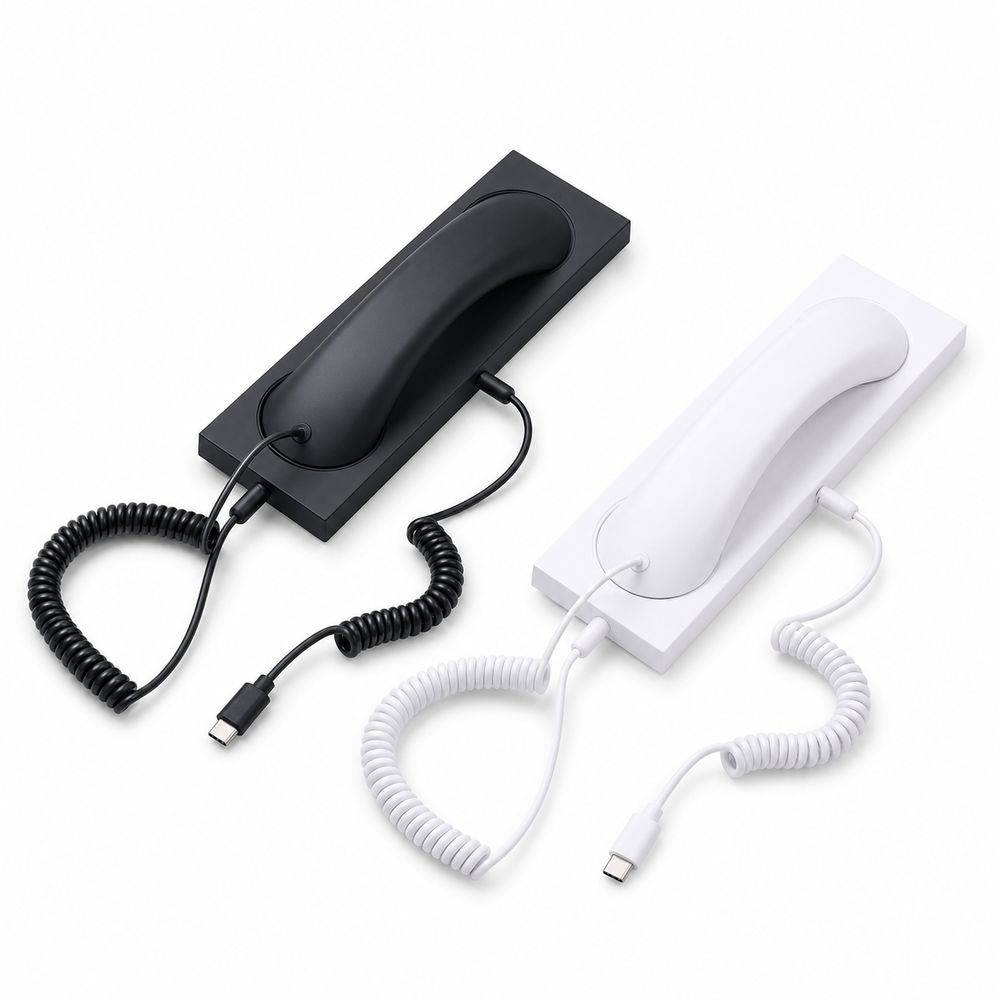 Type-C Phone Handset with Microphone Handheld Cell Phone Receiver High Quality Telephone Handset