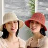 Summer Hat Sun Protection and Sunshade Hat Hollowed Out Sun Hat Spring and Autumn Woven Fisherman Hat