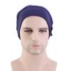 Hot Sale Adjustable Invisible Buckle Satin Lined Nightcap, Elastic Wide-brimmed Pullover Cap, Confinement Cap