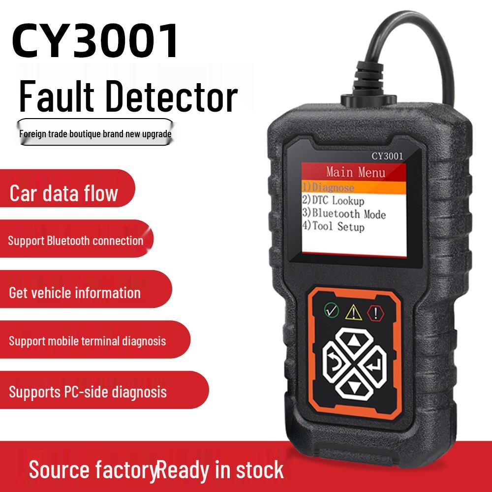 OBD2 Car Fault Diagnostic Tool with Color Screen Display