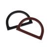 2Pcs D Shape Bag Handles Diy Replacement Handbag Tote Handles Decorative Bag Handles Purse Crochet Bags Making Supplies