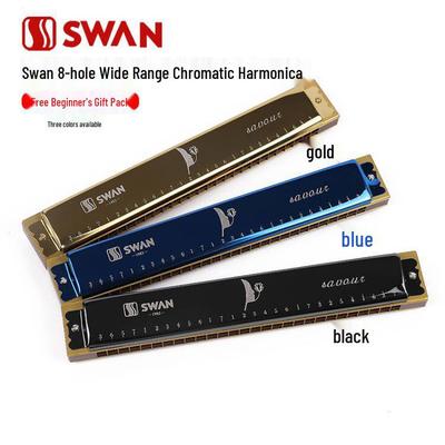 Swan 28-Hole C Key Harmonica for Beginners and Adults