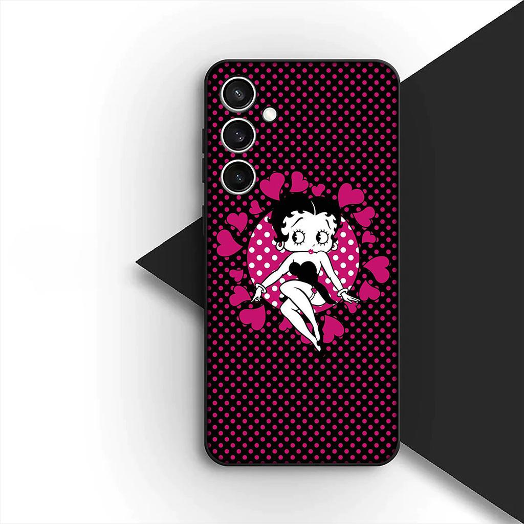 Casing for Apple iPhone 16 14 15 Plus 11 Pro Max 16E ProMax + 16Plus 15+ 14+ Phone Cover Soft Case Anime B-Bettys Lovely B-Boops