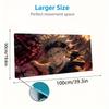 Black Clover2 Print  Cushion Non-slip Laptop Tablet Big Mousepad XXL Mat Mini PC Playmat With Lock edge