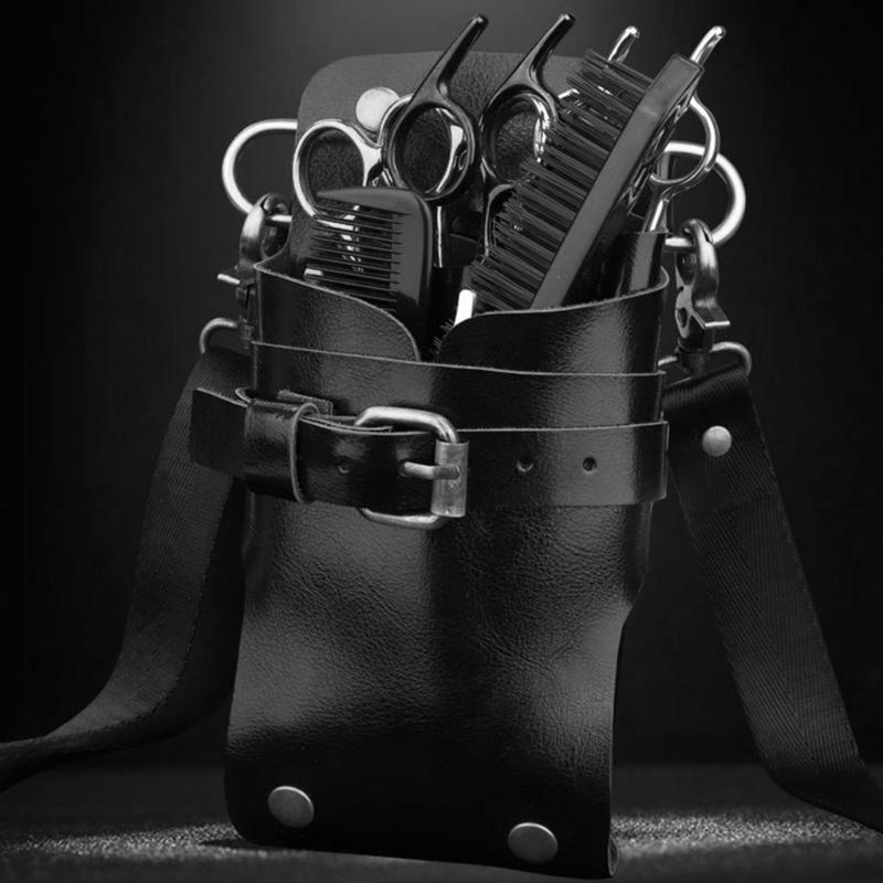 Hairdressing Tool Pouch Pet Clipers Holsters Adjustable Waist Belt Scissors Holder Case Detachable Pet Stylist Tools Bag