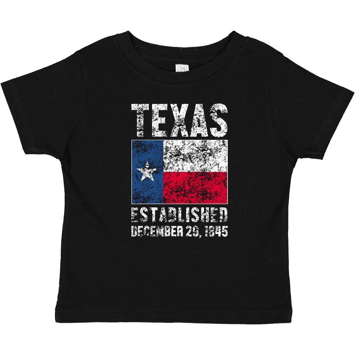 

Inktastic Established December 29, 1845 Texas Flag Baby T-Shirt State Home Pride 130