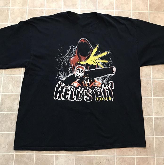 Винтаж 2004 Группа ICP Тур Hell s Pit Футболка S-5XL Унисекс Футболка L